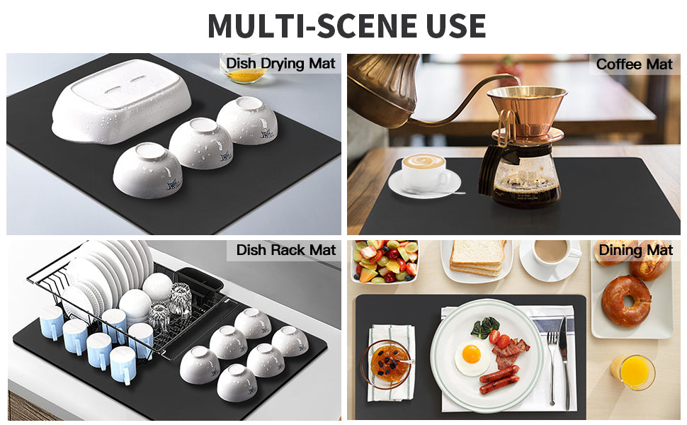 Lightweight & Washable Quick-Drying Mat Pack of 2