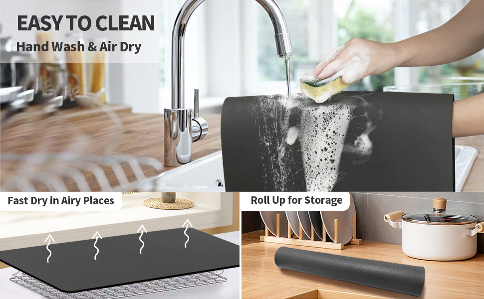 Lightweight & Washable Quick-Drying Mat Pack of 2