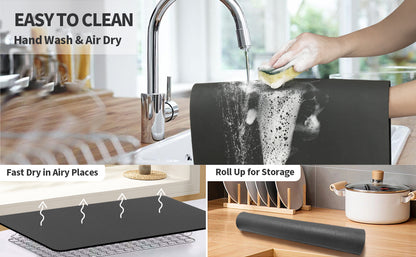 Lightweight & Washable Quick-Drying Mat Pack of 2