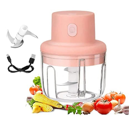ChopEase™ Electric Mini Garlic & Vegetable Chopper (250ml)