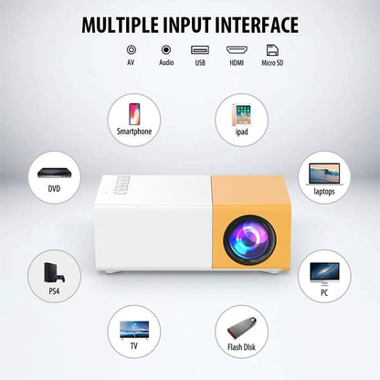 Pro Mini Portable LED Projector