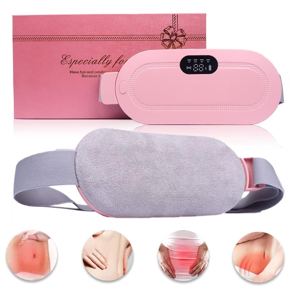 Portable Cordless Heating Pad for Menstrual Cramps Relief, for Stomach