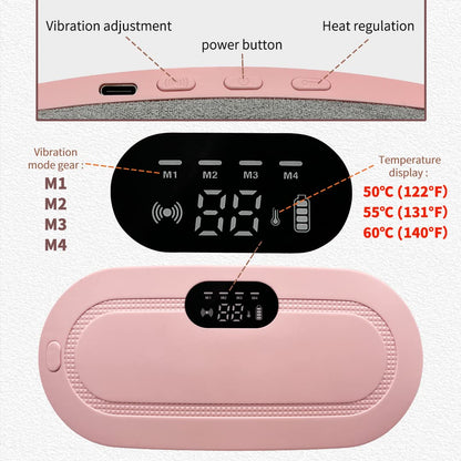 Portable Cordless Heating Pad for Menstrual Cramps Relief, for Stomach