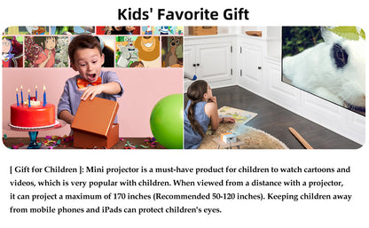 Pro Mini Portable LED Projector