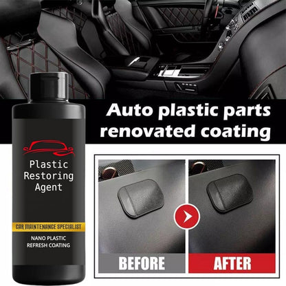 Nano Plastic Revitalizing Coating Agent for Car 100ml (Pack of 2)
