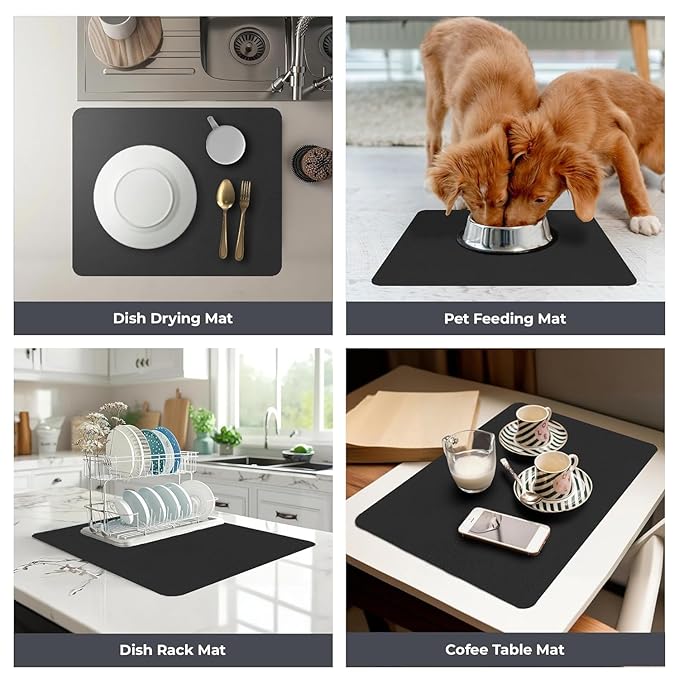 Lightweight & Washable Quick-Drying Mat Pack of 2