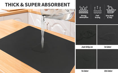 Lightweight & Washable Quick-Drying Mat Pack of 2