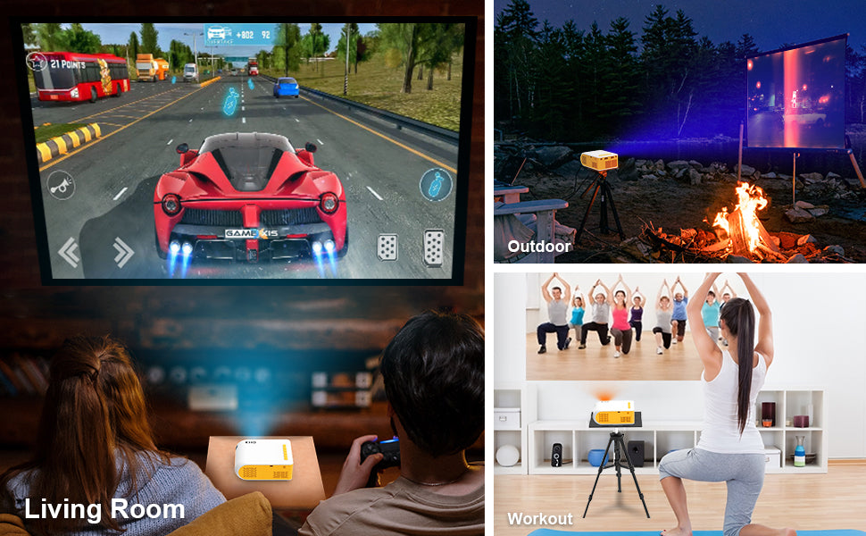 Pro Mini Portable LED Projector